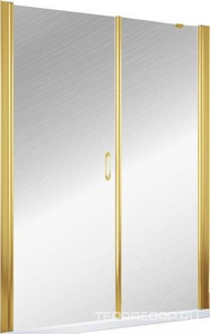 Дверь в нишу -8мм h200 114,5 09 01 схема 847,  фурнитура золото глянцевое стекло прозрачное, ZZ Vegas Glass EP-F-2 EP-F-2-8мм h200 114,5 09 01 схема 847