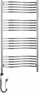 Полотенцесушитель "" 1200*600 мм, электрический, пульт управления слева, в комплекте 4 телескоп.кроншт. хром ZZ Сунержа Флюид 00-0524-1260