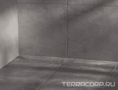 Дренажн.канал 850мм, готов.компл, сифон d50 вых.вбок,48л/мин, затвор(сухой/гидро), мин h монтаж 62мм, 2х стор.вставка цв.матов хром/под плитку, CFL Pestan Confluo Frameless Line 13701233-New