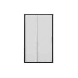 Душевая дверь в нишу Bravat , раздвижная, 120х200х59.7, стело прозрачное, профиль черный ZZ Bravat Blackline BD120.4101B