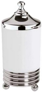 Стакан для ватных дисков ,настольный, хром ZZ Boheme Hermitage 10391