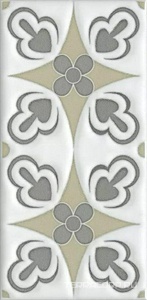 Керамическая плитка Kerama Marazzi Клемансо Декор  орнамент 7.4x15 Комбинированный 