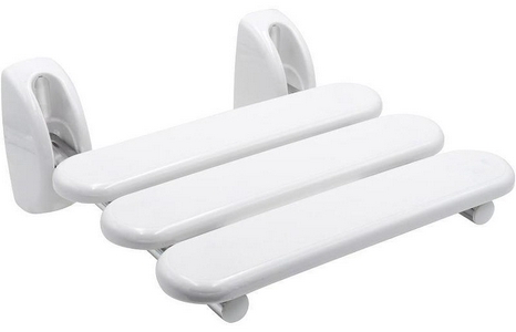 Сиденье для душа Ridder  А140101, алюминий /пластик, цв. белый, ZZ Ridder Pro А140101