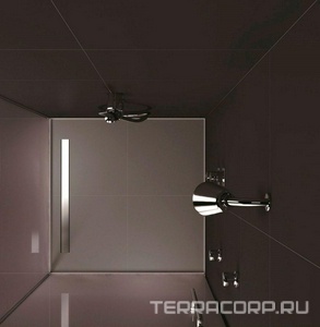 Душевой трап Berges B1 Keramik 700 нержавеющая сталь, решетка  хром глянец, S-сифон боковой ZZ Berges Универсал 091118