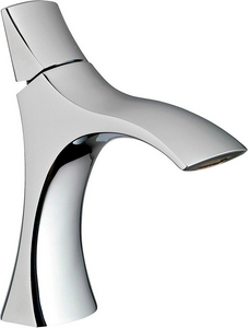 Смеситель для раковины, пробка "Click-clack" для отверстия слива в компл., (цв. хром)  KL 3M Hedo 0910 CC