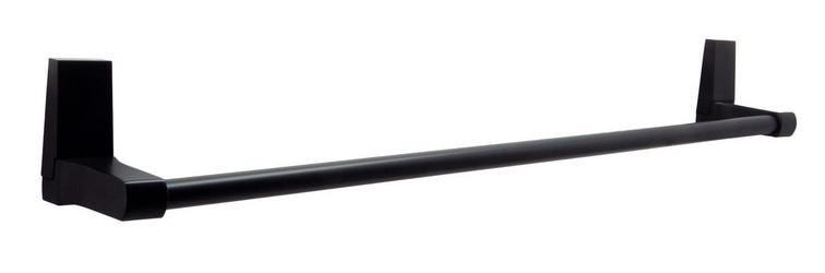 Держатель полотенец одинарный Abens, цв.черный ZZ