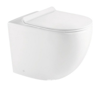 Чаша унитаза 615x395x840мм, безободковая, пристенная, P-trap  ZZ BelBagno Sfera-R BB2141CPR