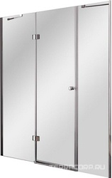 Душевая дверь1300x1950 мм, стекло-прозрачное, профиль-хром, Verona ZZ