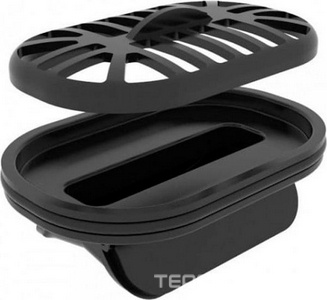 Дренажный канал 950хh71/117мм,готовый компл,сифон d50 выход вбок 48л/мин,ножки, 2х сторон.решётка/полая под плитку (цв.мат.хром), Confluo PL ZZ Bettoserb Confluo Frameless Line 13100007-NEW