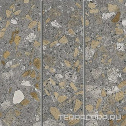 Керамогранит Kerama Marazzi Терраццо  коричневый моз. пол 14,7*14,7 XX Коричневый 