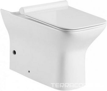 Чаша напольного, безободкового унитаза, (крепеж к полу в компл.),  ZZ BelBagno Romano BB248CPR-P