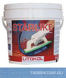 Затирка Starlaike ARNIK BLU C. 390 светло-голубой 5 кг. ZZ