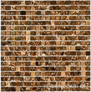 Мозаика Bonaparte Мозаика из натурального камня Ferato-15 slim (POL) (15x15x4) 30,5x30,5 Комбинированный 