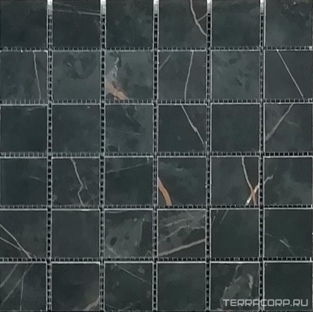 Мозаика Idalgo Гранит Сандра Мозаика Граните Сандра Черно-Оливковый MR ZZ30x30 Черный, фото 5