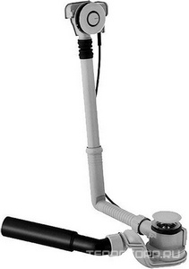 Слив-перелив для ванн, удлинённый, с кнопкой слива, крышка сливного отверстия в компл., (цв. хром), Geberit Uniflex ZZ Geberit Универсал 150.756.21.1