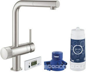Смеситель Grohe Blue Pure Minta 30382DC0 с функцией фильтрации| 21x32x22