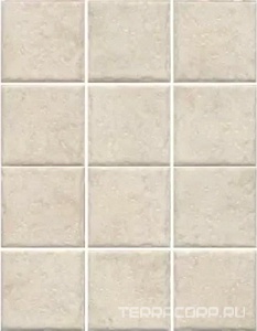 Мозаика Kerama Marazzi Брюссель  (полотно из 12 частей 9,8х9,8) бежевый светлый матовый30x40 Бежевый 