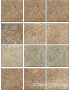 Мозаика Kerama Marazzi Брюссель  (полотно из 12 частей 9,8х9,8 )микс матовый30x40 Бежевый 