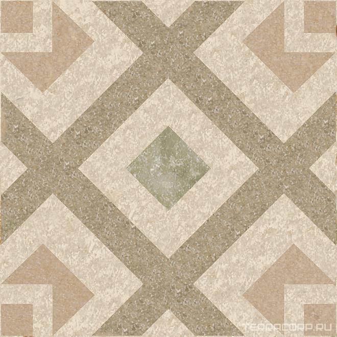 Керамическая плитка Kerama Marazzi Кампионе Декор 5 матовый 30х30 Бежевый, фото 4