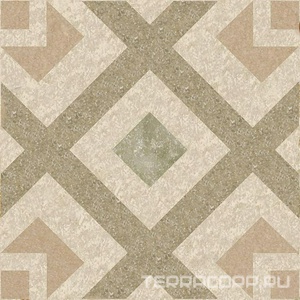 Керамическая плитка Kerama Marazzi Кампионе Декор  5 матовый 30х30 Бежевый 