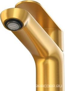 Смеситель для раковины, с д/к, (цв.брашированное золото),  ZZ Cezares Stylus STYLUS-LS-BORO
