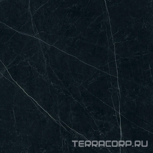 Керамогранит Ariostea Ultra Marmi Nero Marquinia Lev Silk 6 мм ZZ150x150 Черный 