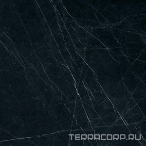 Керамогранит Ariostea Ultra Marmi Nero Marquinia Lev Silk 6 мм ZZ150x150 Черный 