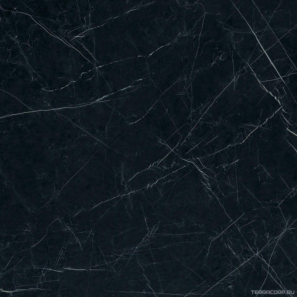Керамогранит Ariostea Ultra Marmi Nero Marquinia Lev Silk 6 мм ZZ150x150 Черный, фото 5
