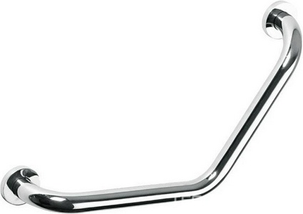 Поручень изогнутый 460мм, (цв.хром),  ZZ Bemeta Omega 102307022