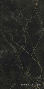 Керамогранит Idalgo Гранит Сандра  черно-оливковый LLR лекгое лапп. 60x120 Черный 