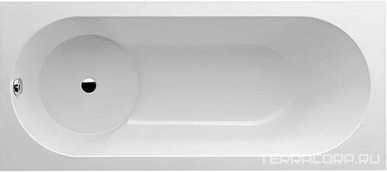 Ванна 1800х800хh465мм, (кварил цв.белый), без отверст.перелива, сверло, ножки пласт.h130-180мм в компл, (без удлинённого слива-перелива), Libra ZZ