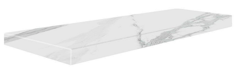 Ступени Kerama Marazzi Монте Тиберио Ступень ЕВРО Техно  обрезной(подклейка с двух длинных сторон) (n049045) ZZ45.5x119.5  Белый 