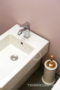 Ёрш напольный (цв. латунь / колба керамика),  KL Devon & Devon New York NY120OT