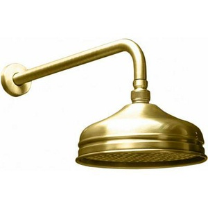 Душ верхний, стационарный, круглый d210мм, G 1/2, антикальц. Easy Clean, без кронштейна, (цв.бронза), Classic Huber ZZ Huber Универсал 05.SO.19.BA