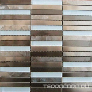 Мозаика Спектр-М Микс Мозаика из металла на сетке A10-106 30x30 Комбинированный 
