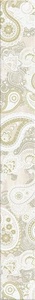 Керамическая плитка Azori Pandora Бордюр  Crema Orient  7.5x63 Бежевый 
