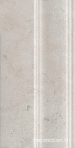 Керамическая плитка Kerama Marazzi Карму Плинтус  серый светлый матовый обрезной 30х15 Серый 