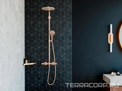 Душевая система  Showerpipe S 240 1jet PowderRain ZZ Hansgrohe Raindance Select 27633990