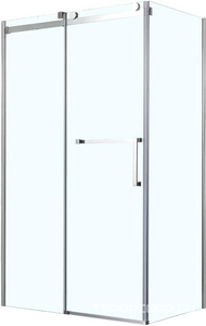 Душевое ограждение 1000х1200х2000 L, без поддона, прозрачное стекло 8 мм, цвет профиля серебро,  ZZ Azario Azario AZ-NKF1131L 1000