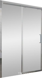 Душевая дверь раздвижная VN71 120 см, профиль хром, стекло прозрачное, Easy Clean ZZ