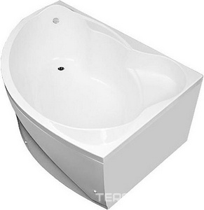 Ванна JAMAICA 160*100 правая, каркас в компл., без панели ZZ Aquanet Jamaica 205503