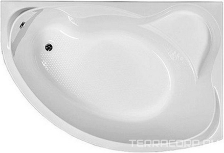 Ванна JAMAICA 160*100 правая, каркас в компл., без панели ZZ Aquanet Jamaica 205503