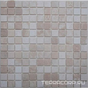 Мозаика Спектр-М Натуральный камень Мозаика из камня на сетке М20-145-23Т 30.5x30.5 Комбинированный 