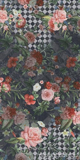 Керамогранит Kerama Marazzi Ковры Цветы декорированный обрезной119.5x238.5 Коричневый, фото 3