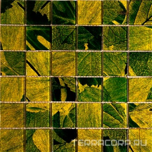 Мозаика Мастера Керамики Glass Мозаика PM4001  (чип 48x48) 30х30 Зеленый 