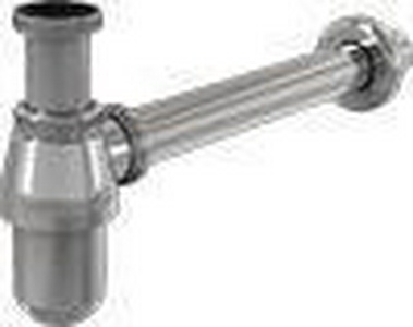 Сифон для умывальника D=32, для донного клапана, хром AlcaPlast Универсал A431