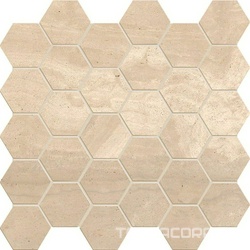 Mosaico Esagono Beige Pat/Rett ZZ |30x30