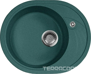 Мойка кухонная AquaGranitEx M-18l зеленая| 46x57x18