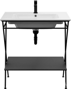 Металлическая структура PIANO Next напольная 75, черная матовая Kerama Marazzi Piano Next PIA.N.75\BLK