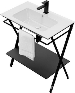 Металлическая структура PIANO Next напольная 75, черная матовая Kerama Marazzi Piano Next PIA.N.75\BLK